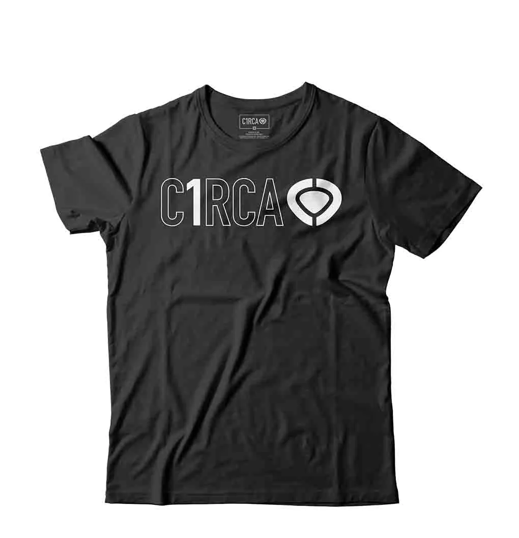 T-Shirt DIN ICON TRACK - Black/White