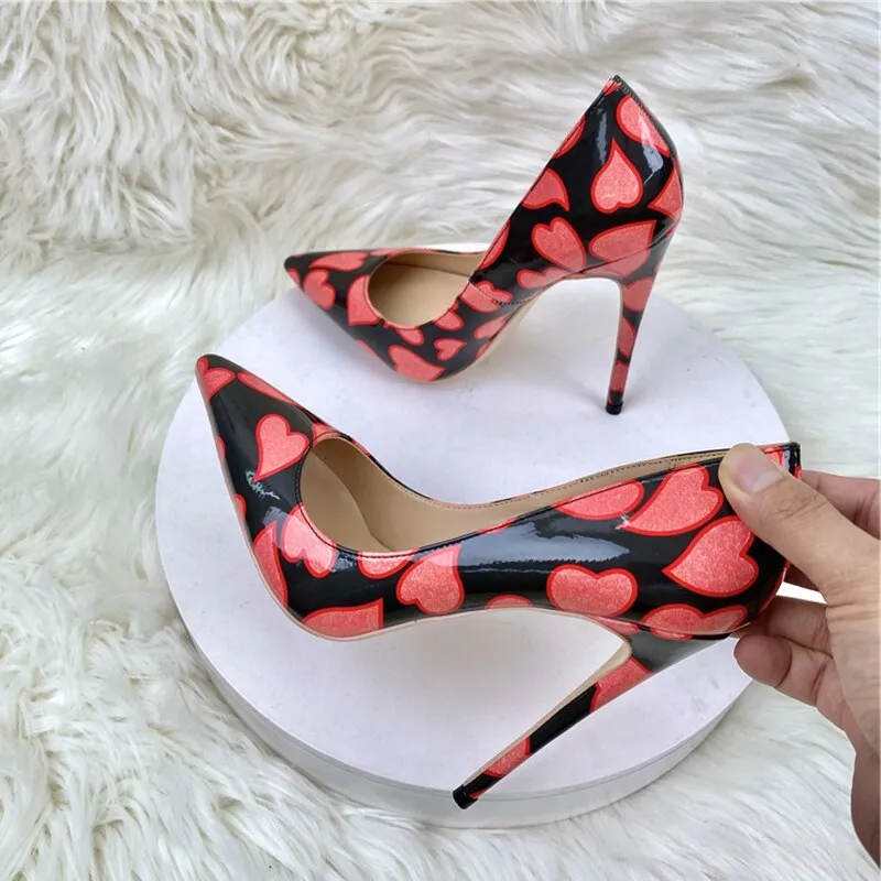 TEEK - Sweetheart Print Pumps