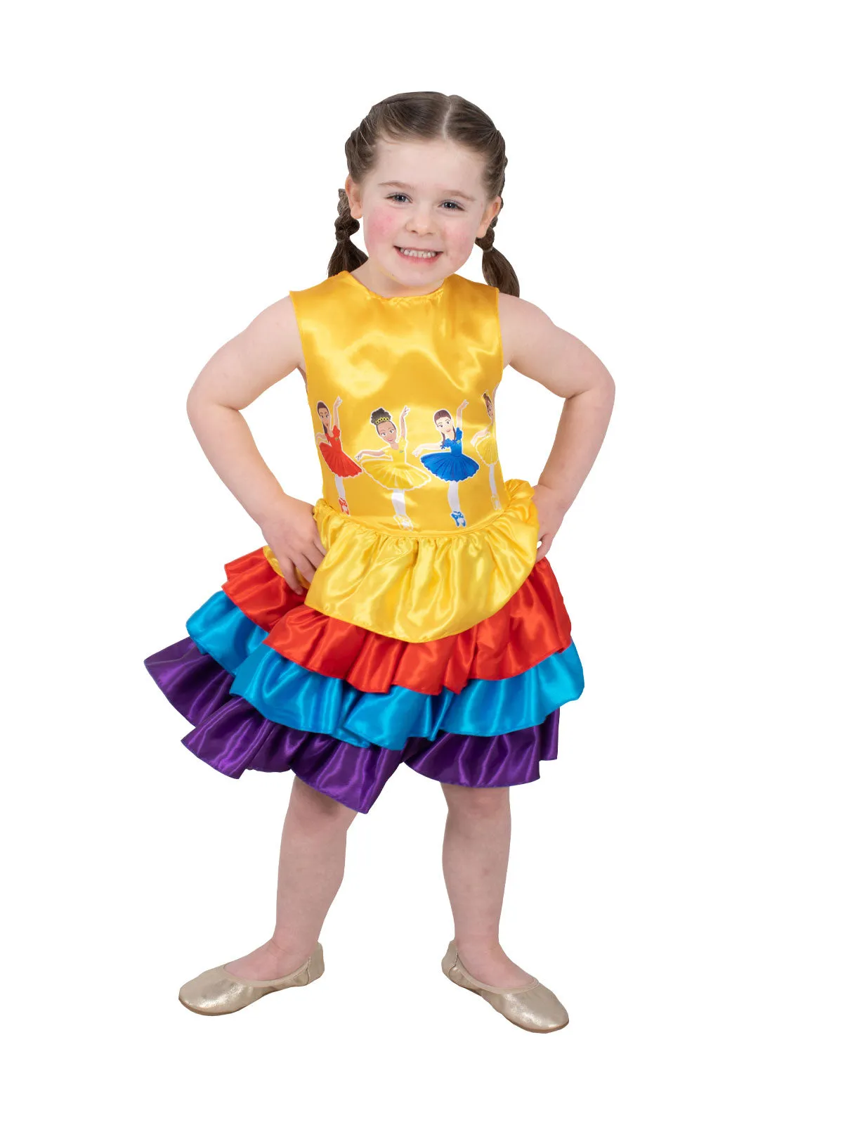 THE WIGGLES BALLERINA MULTI-COLOURED DRESS, CHILD