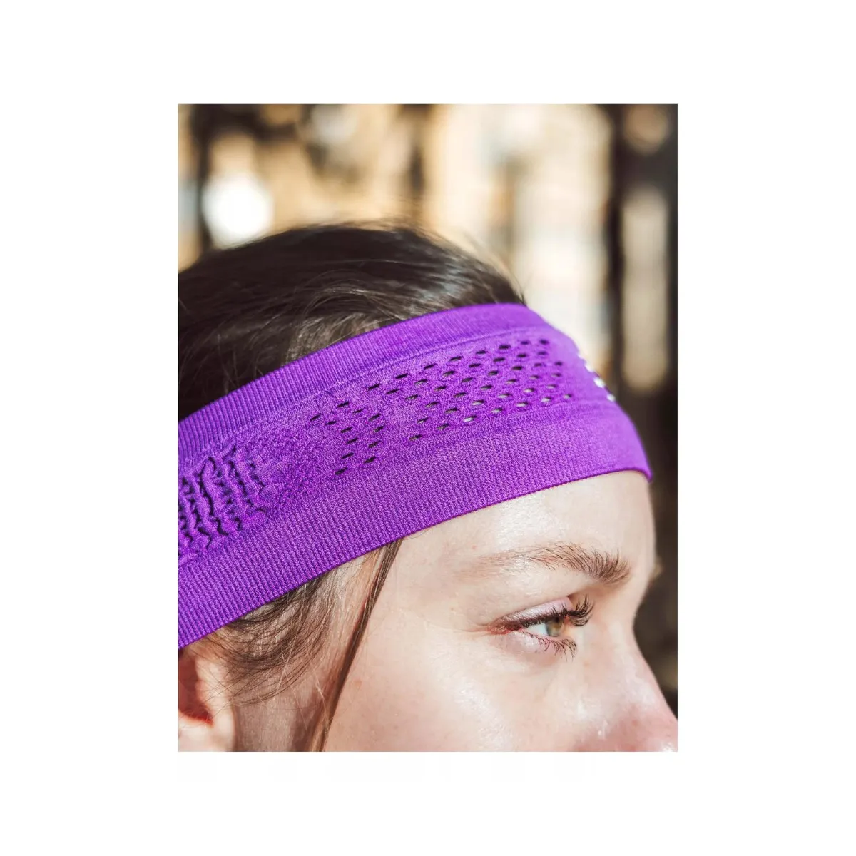 Thin Band Compressport On/Off Purple