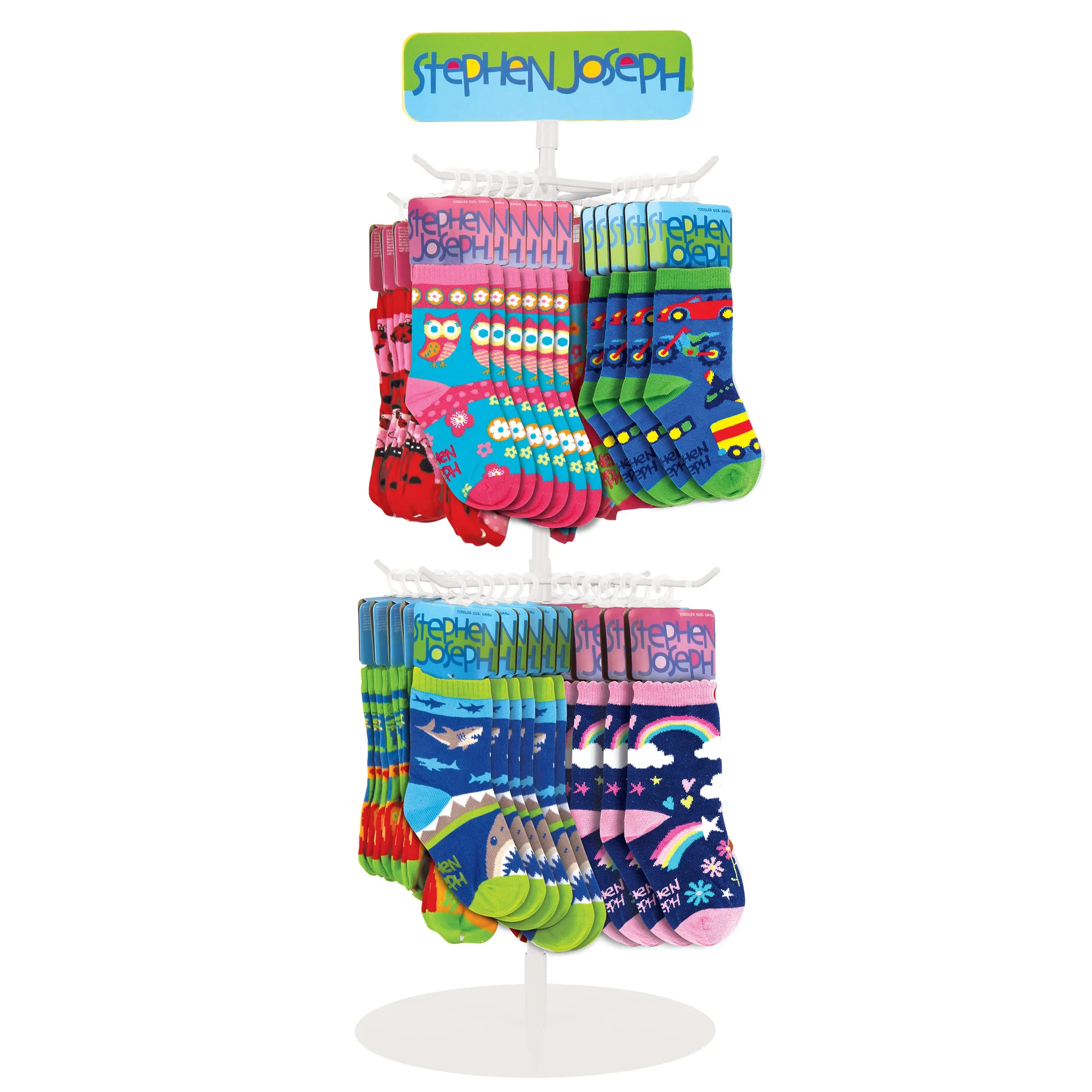 Toddler Crew Socks Display Package