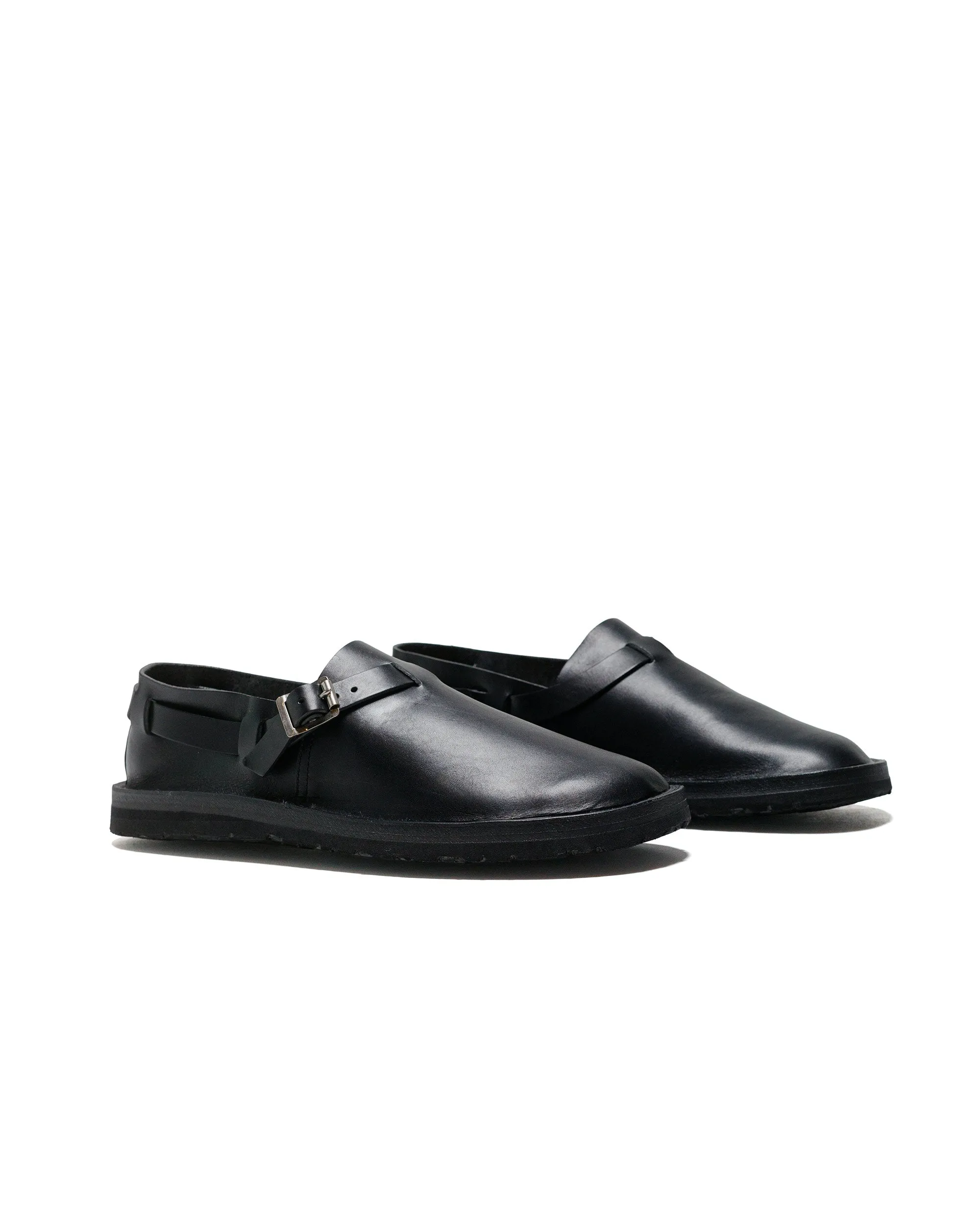 Tokyo Sandal Belt Hold Slip-On Black