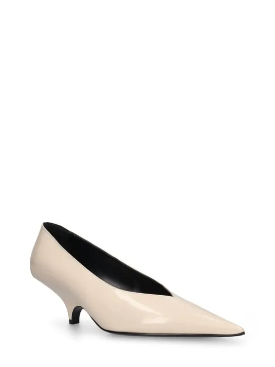 Toteme   55mm The Wedge-Heel leather pumps 