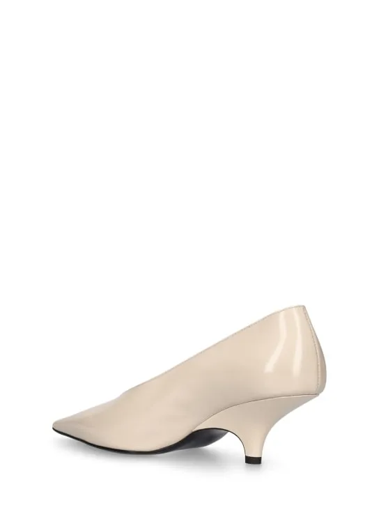 Toteme   55mm The Wedge-Heel leather pumps 