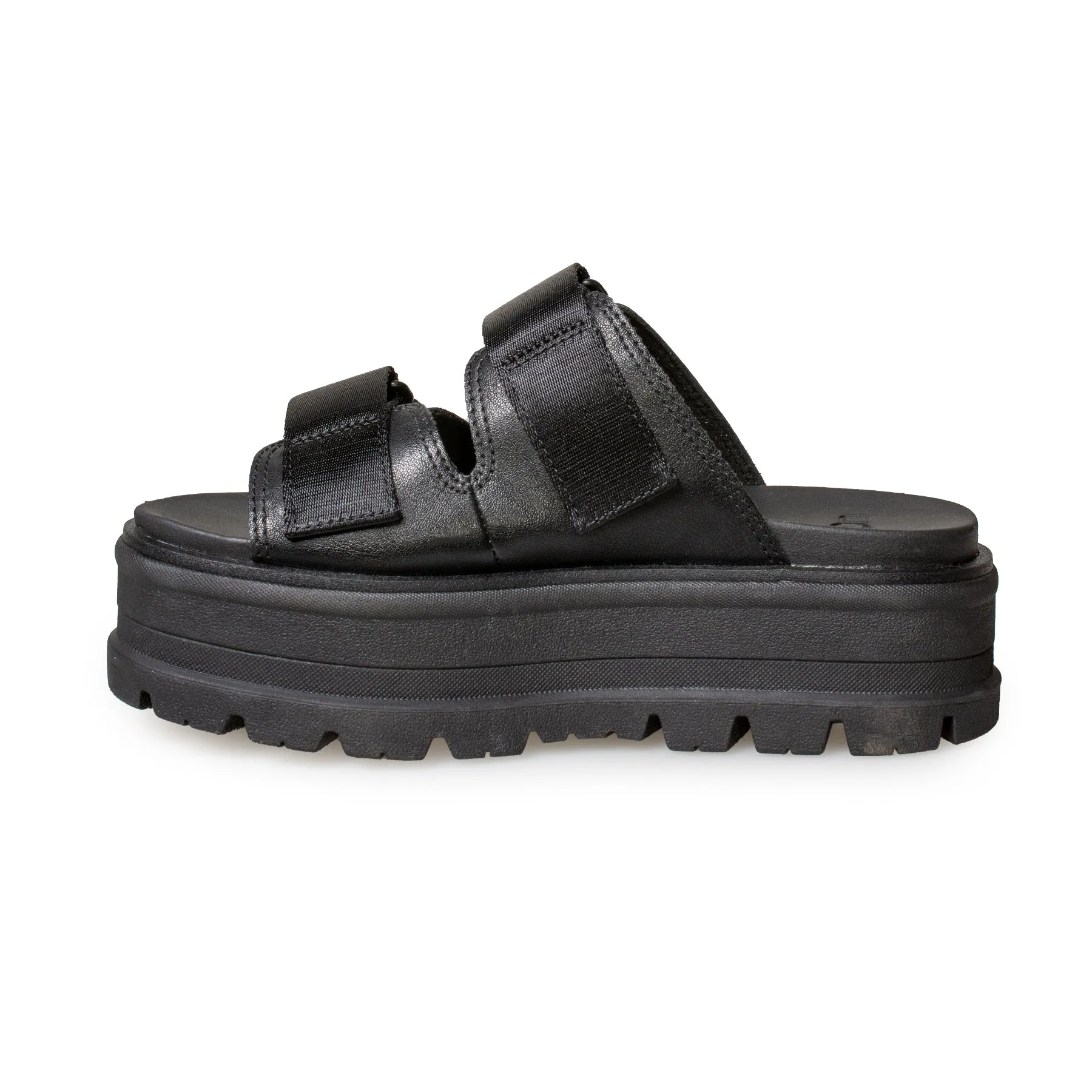 UGG Clem Black Sandals - Women's