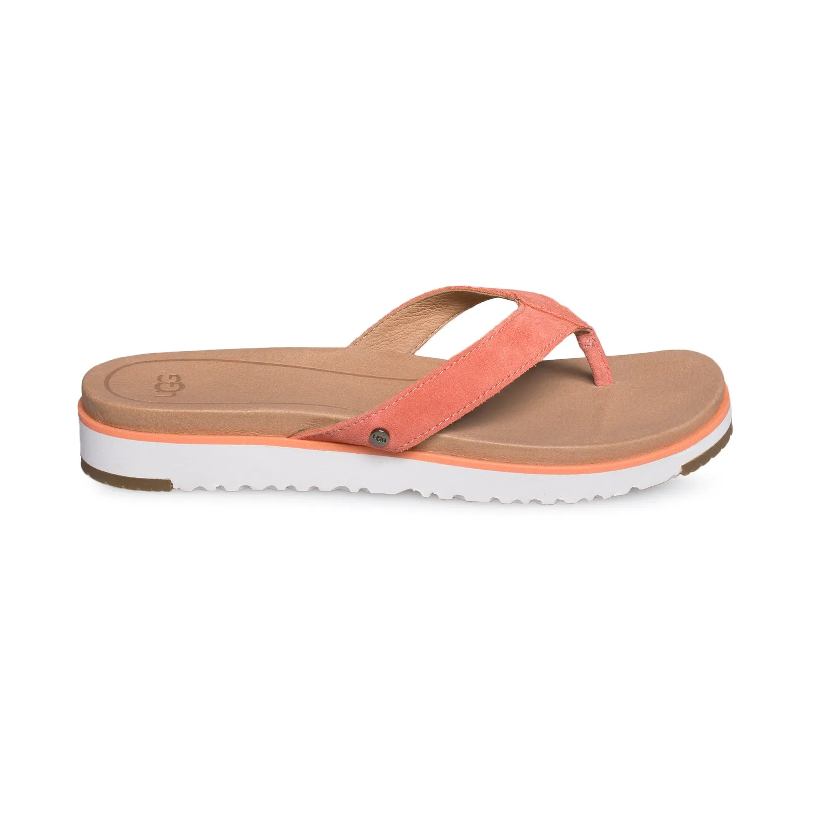 UGG Lorrie Fusion Coral Flip Flops - Women's