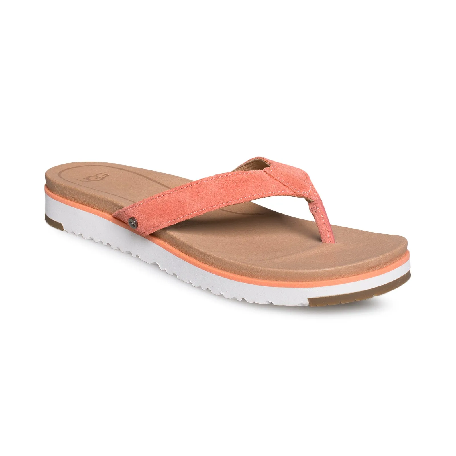 UGG Lorrie Fusion Coral Flip Flops - Women's