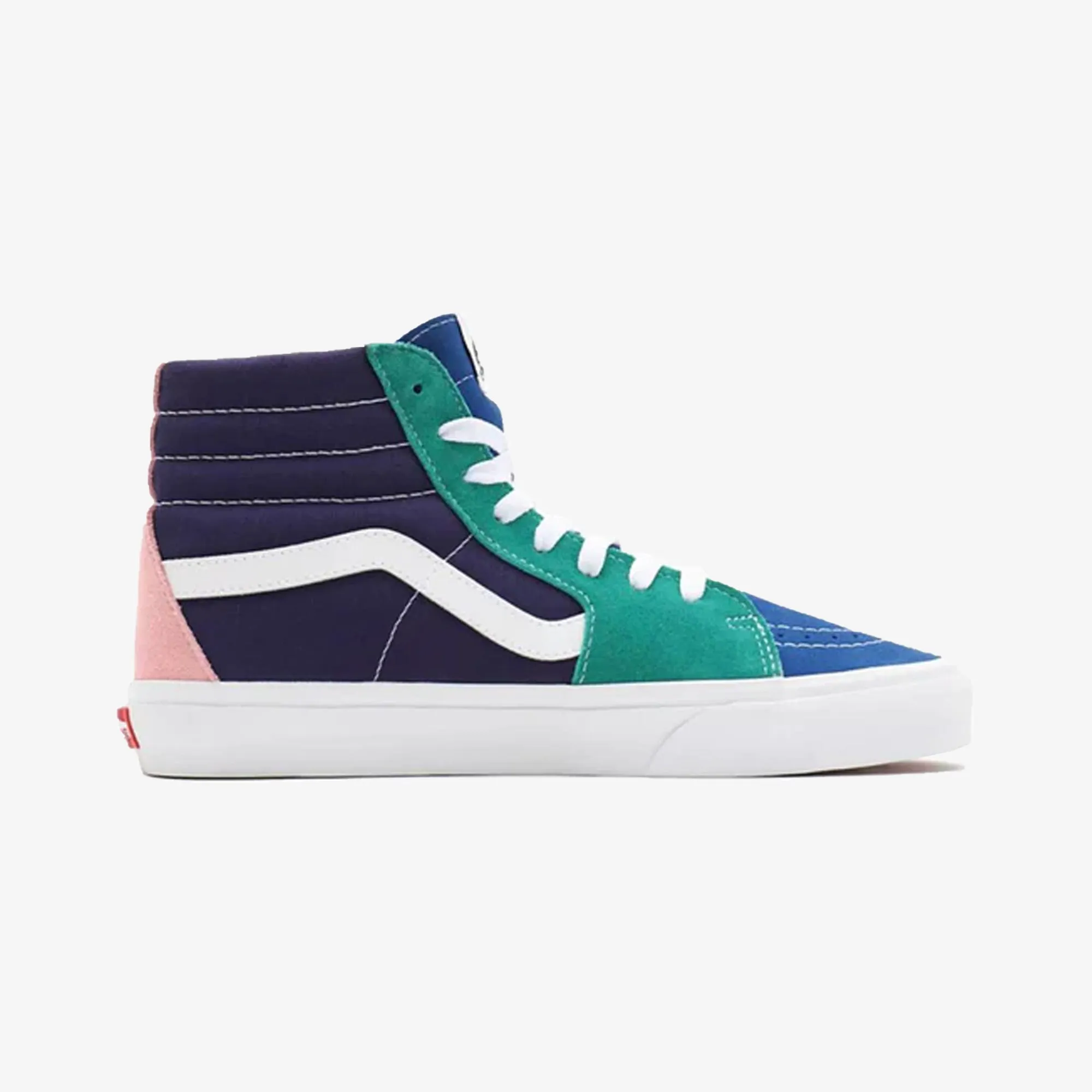 Vans | RETRO COURT SK8-HI  { GREEN/WHITE/BLUE