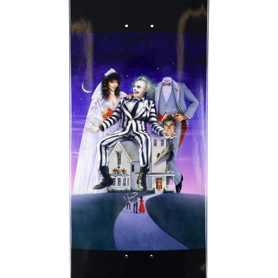 WELCOME x BEETLEJUICE - SHOWTIME ON POPSICLE - BLACK/PURPLE DIP - 8.5"