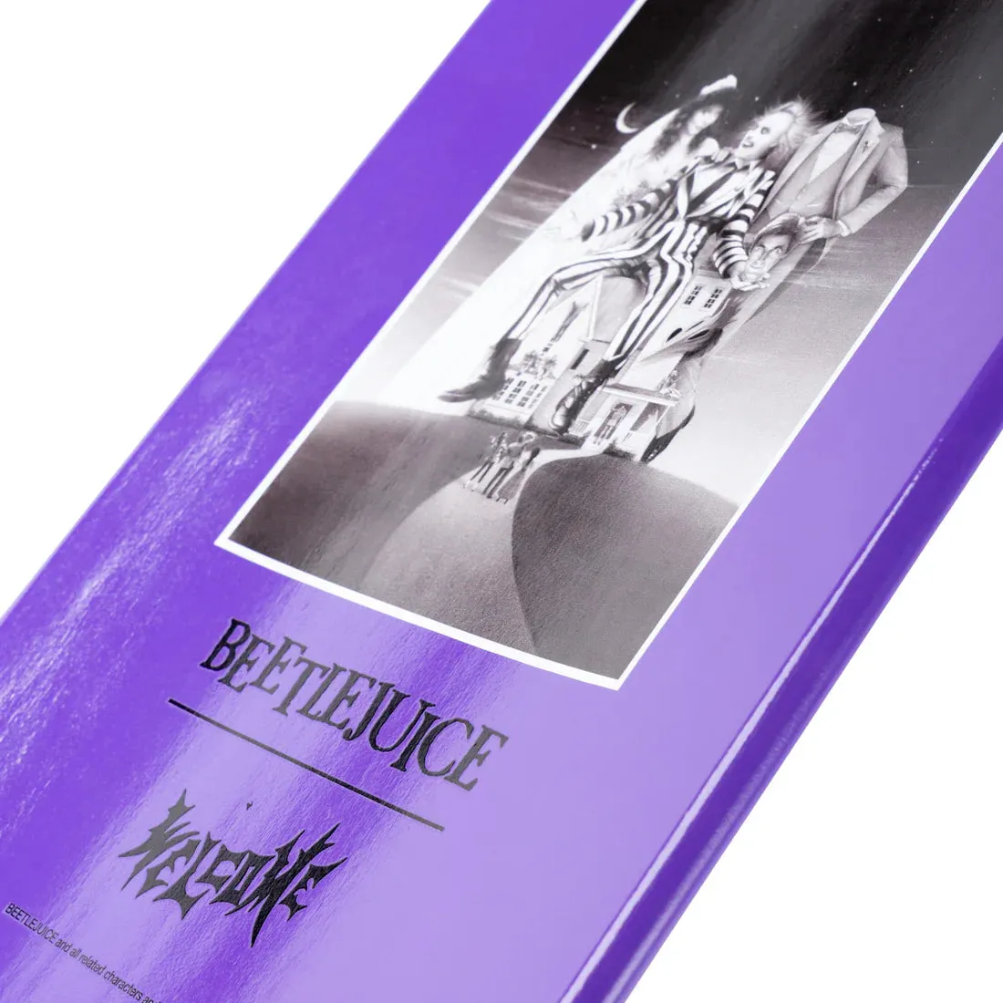 WELCOME x BEETLEJUICE - SHOWTIME ON POPSICLE - BLACK/PURPLE DIP - 8.5"