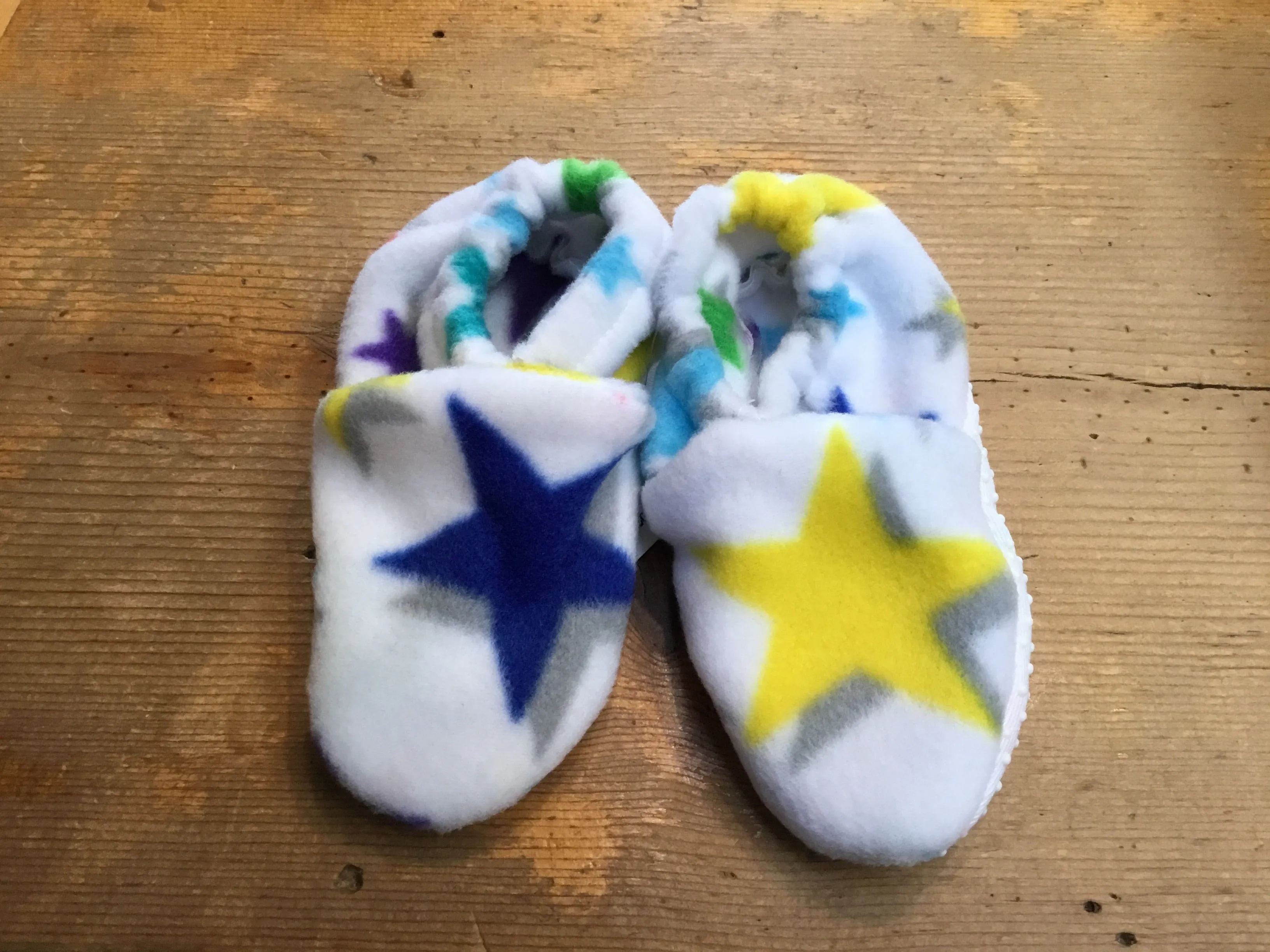 Wolfe Fleece Baby Booties