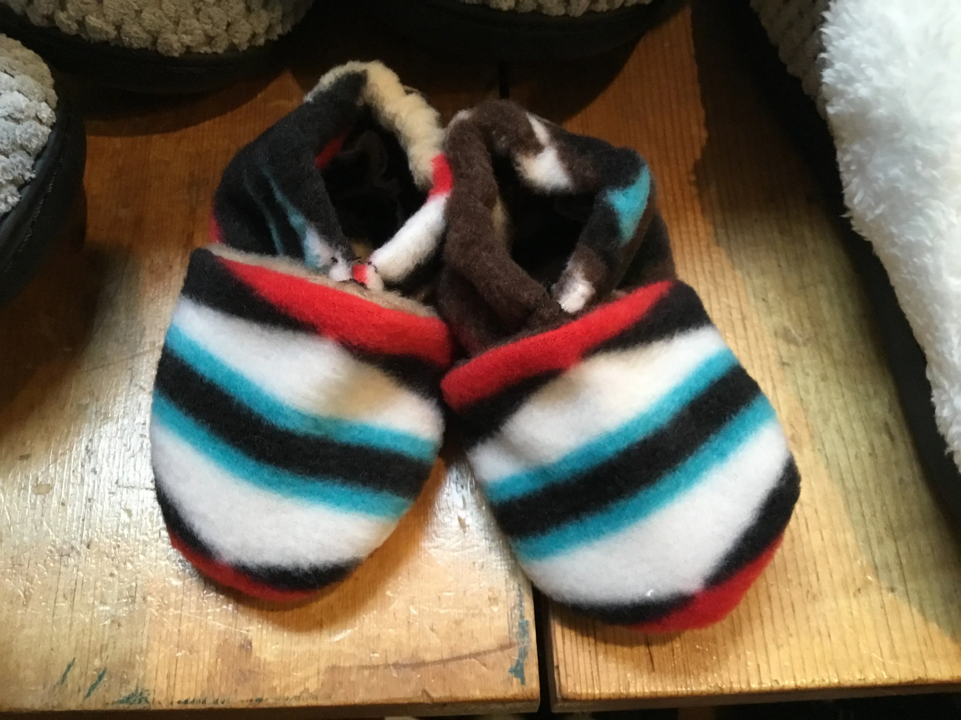 Wolfe Fleece Baby Booties