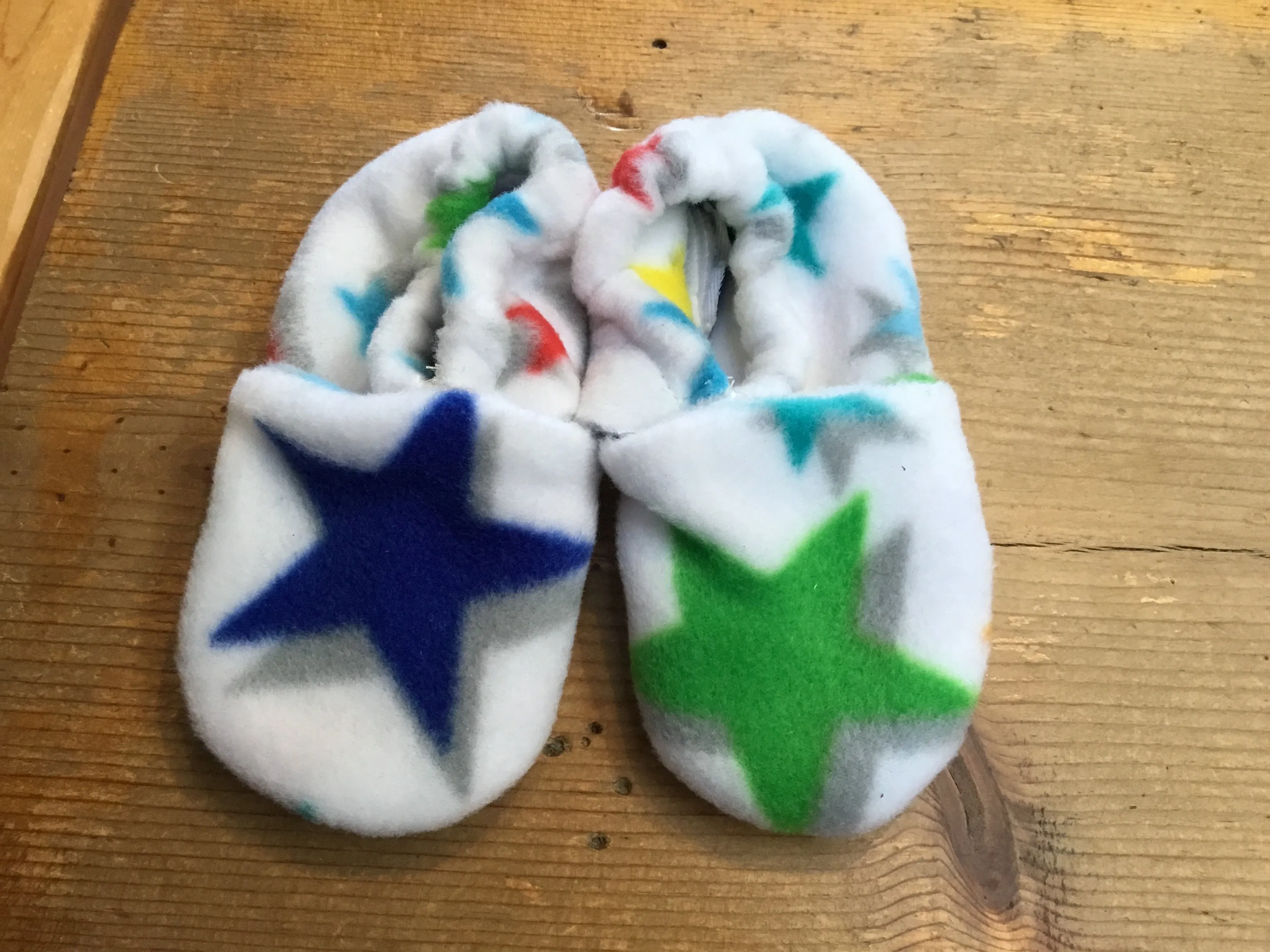 Wolfe Fleece Baby Booties