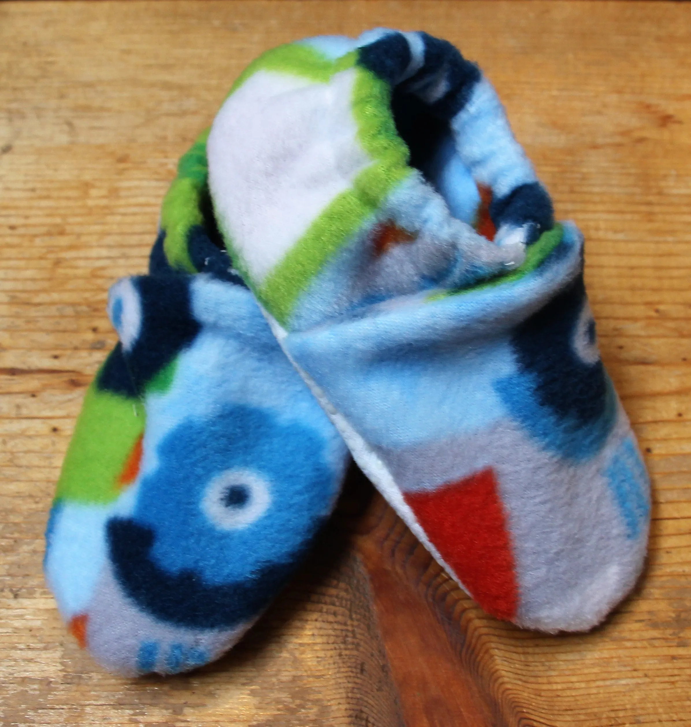 Wolfe Fleece Baby Booties