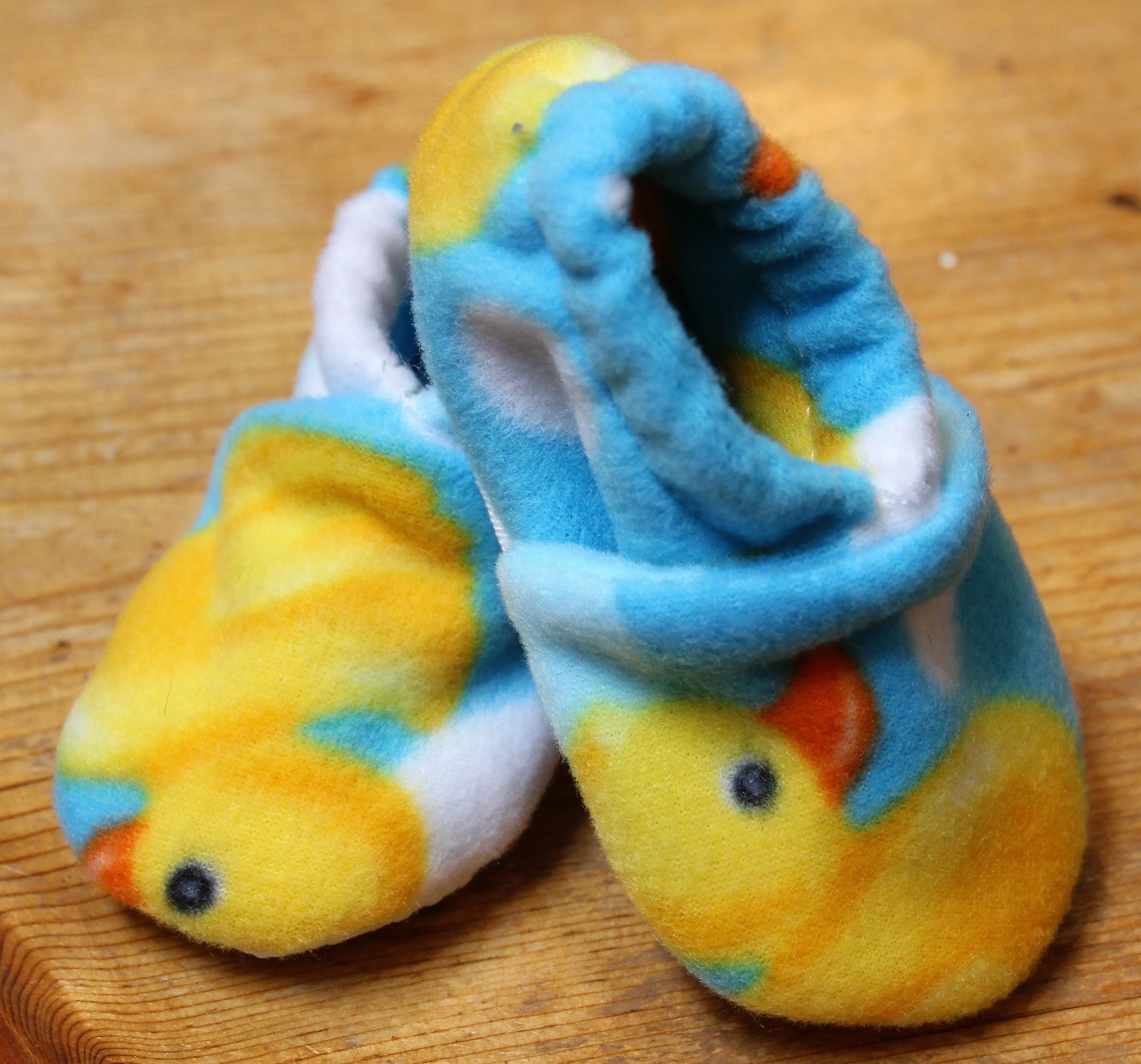 Wolfe Fleece Baby Booties