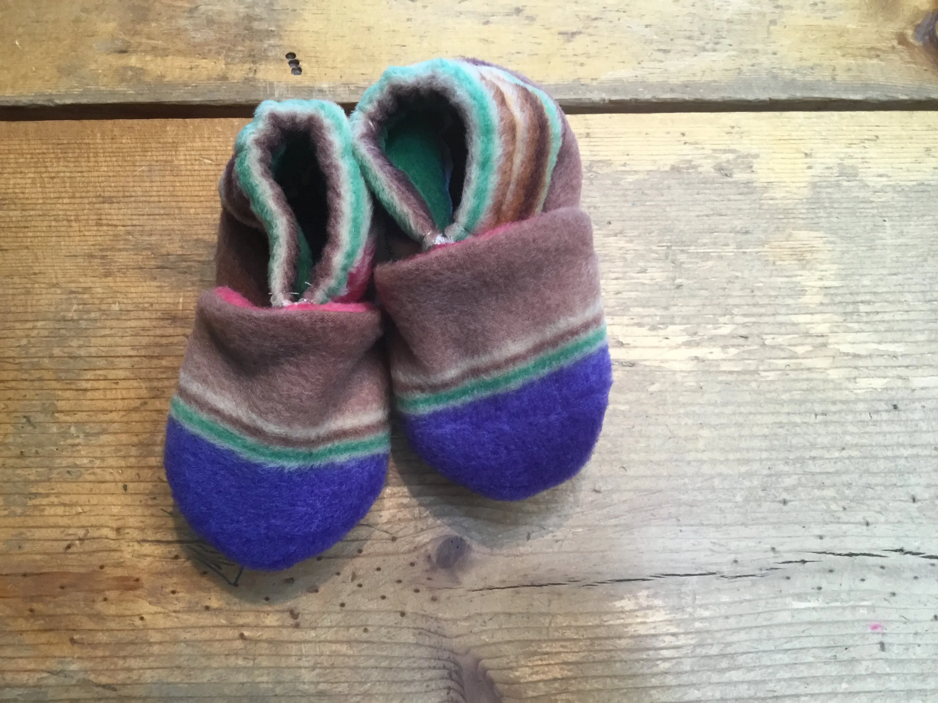 Wolfe Fleece Baby Booties