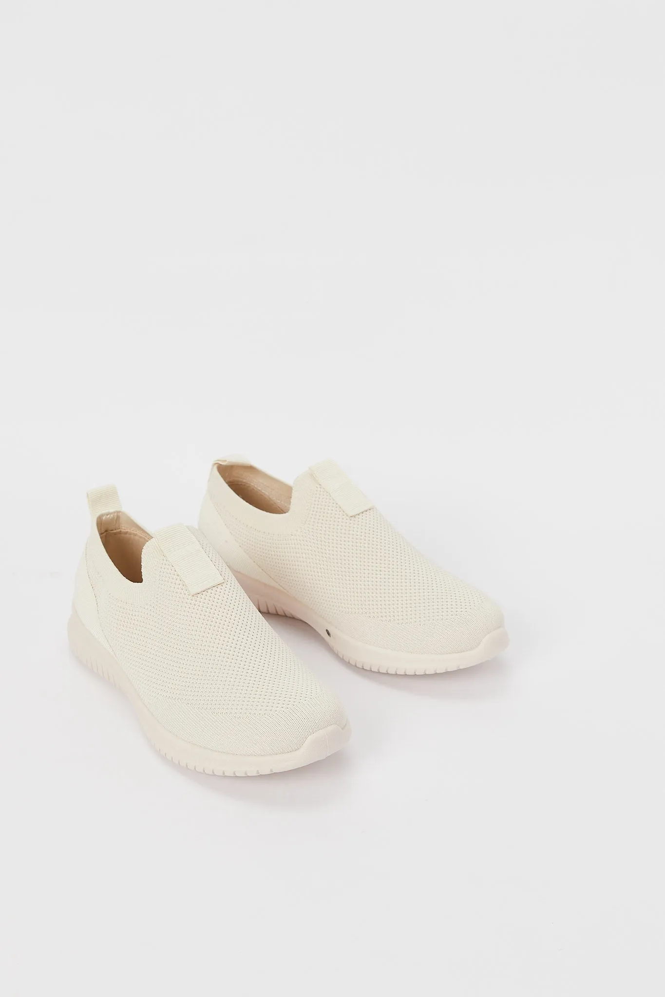 Women Ivory Slip On Classic Sneaker