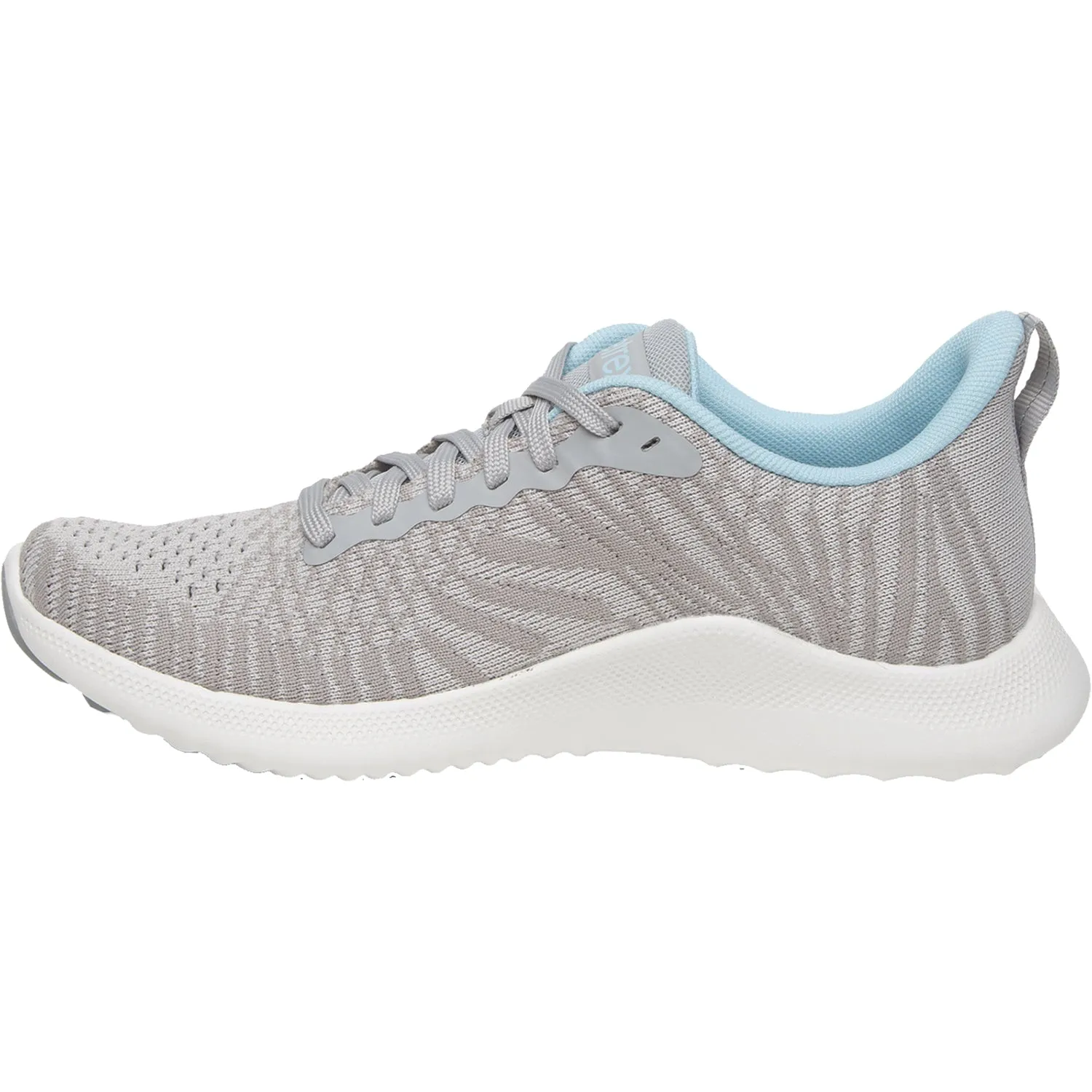 Women's Aetrex Emery Grey Knit Fabric