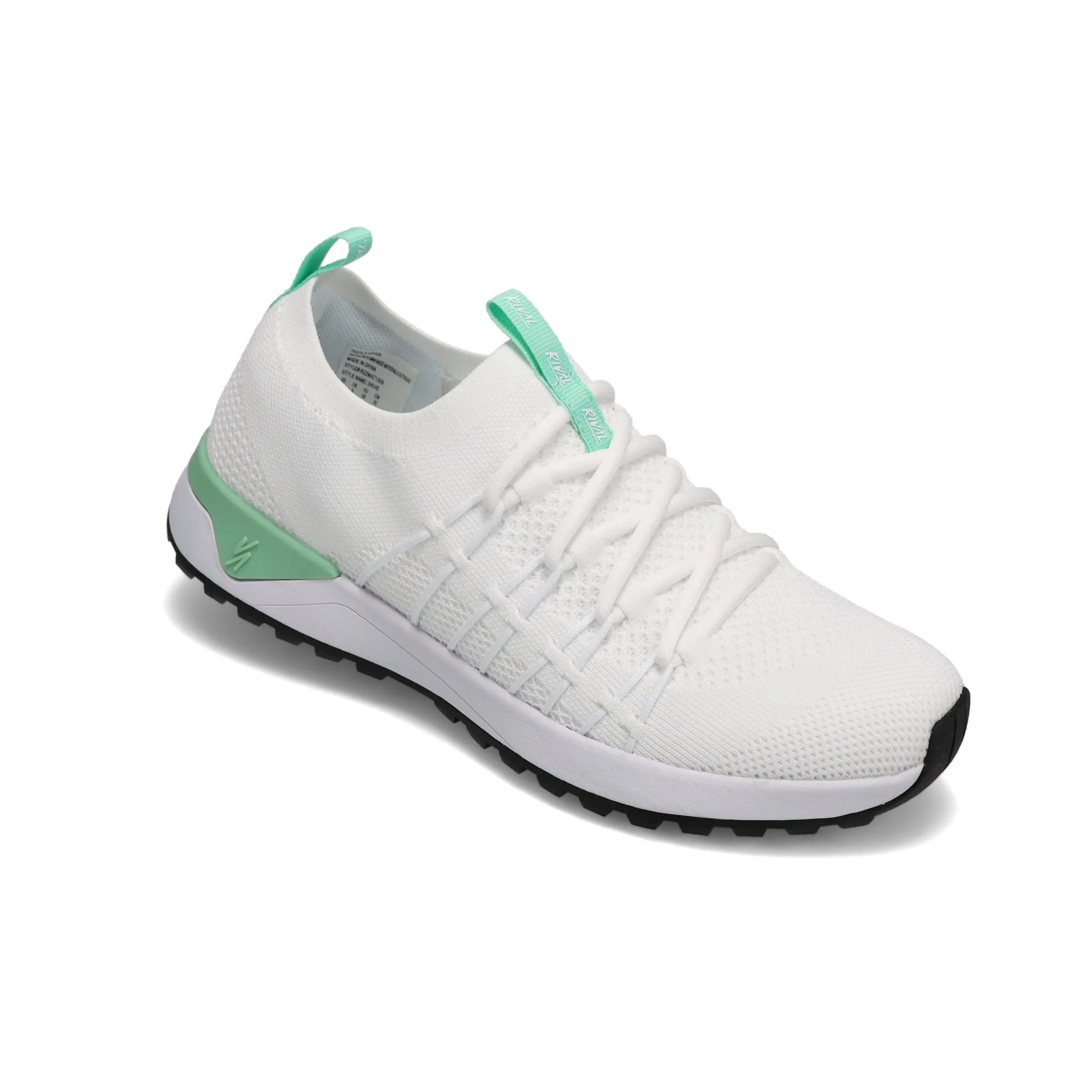 Women's Drive - White/Mint/White