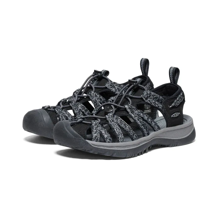 Women's Keen Whisper Color: Black/ Steel Grey