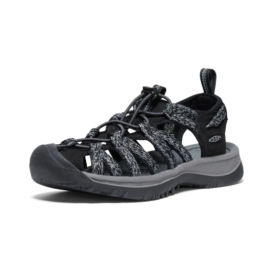 Women's Keen Whisper Color: Black/ Steel Grey