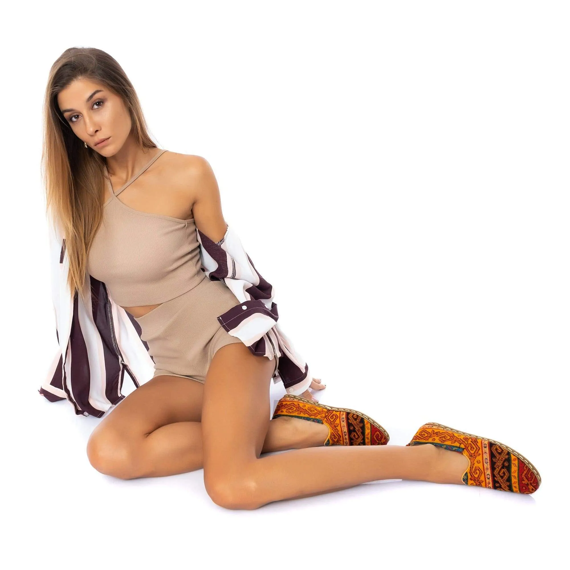 Women's Kilim Slip On Shoes