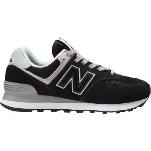 Women's New Balance WL574EVB Black Suede