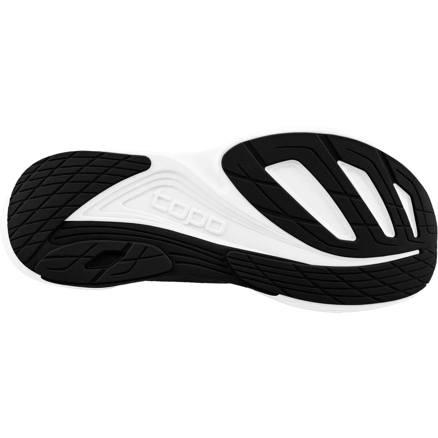 Women's Topo Ultrafly 5 Black/White Mesh