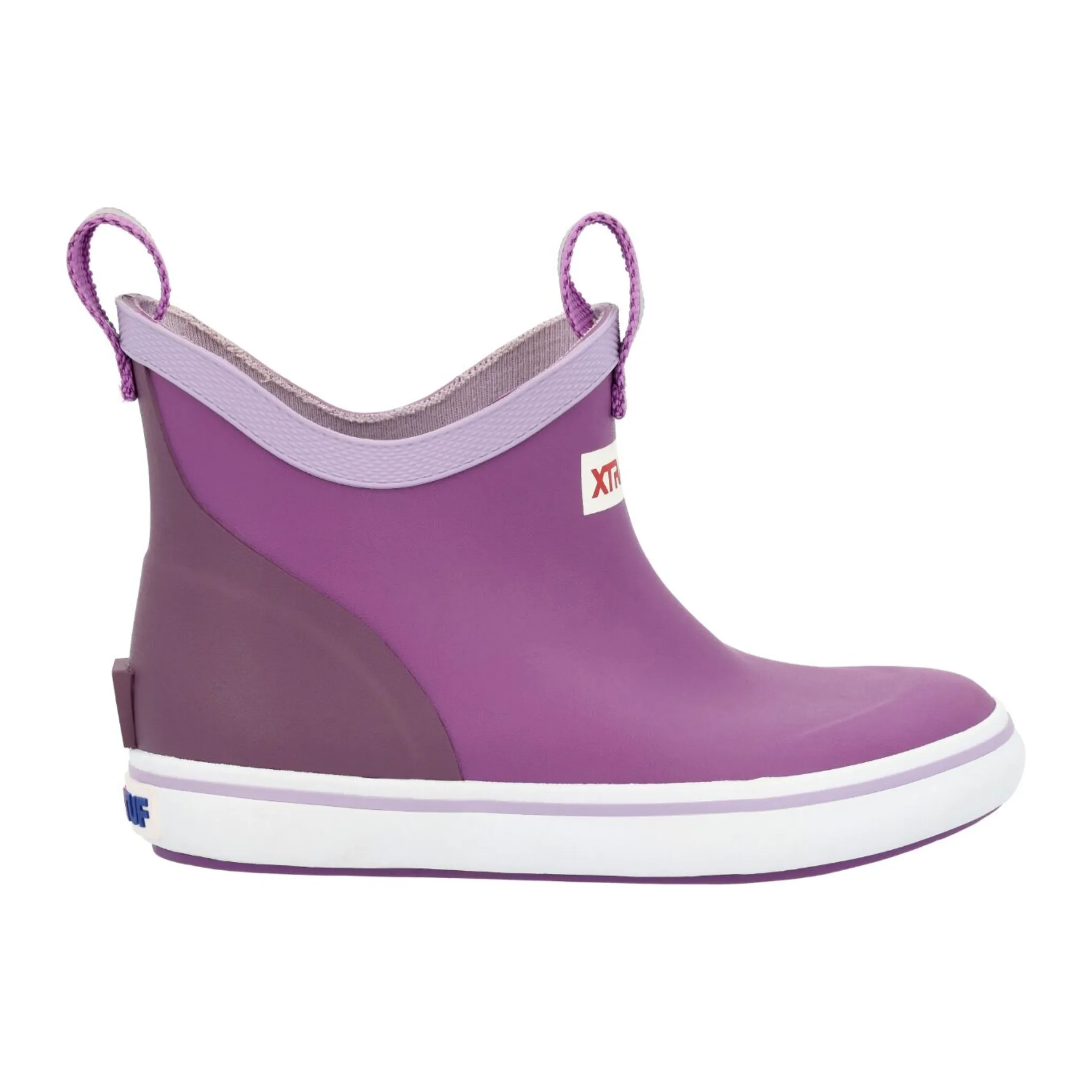 XTRATUF LITTLE KIDS DEWBERRY/PURPLE GUMDROP ANKE DECK BOOTS - XKAB500C