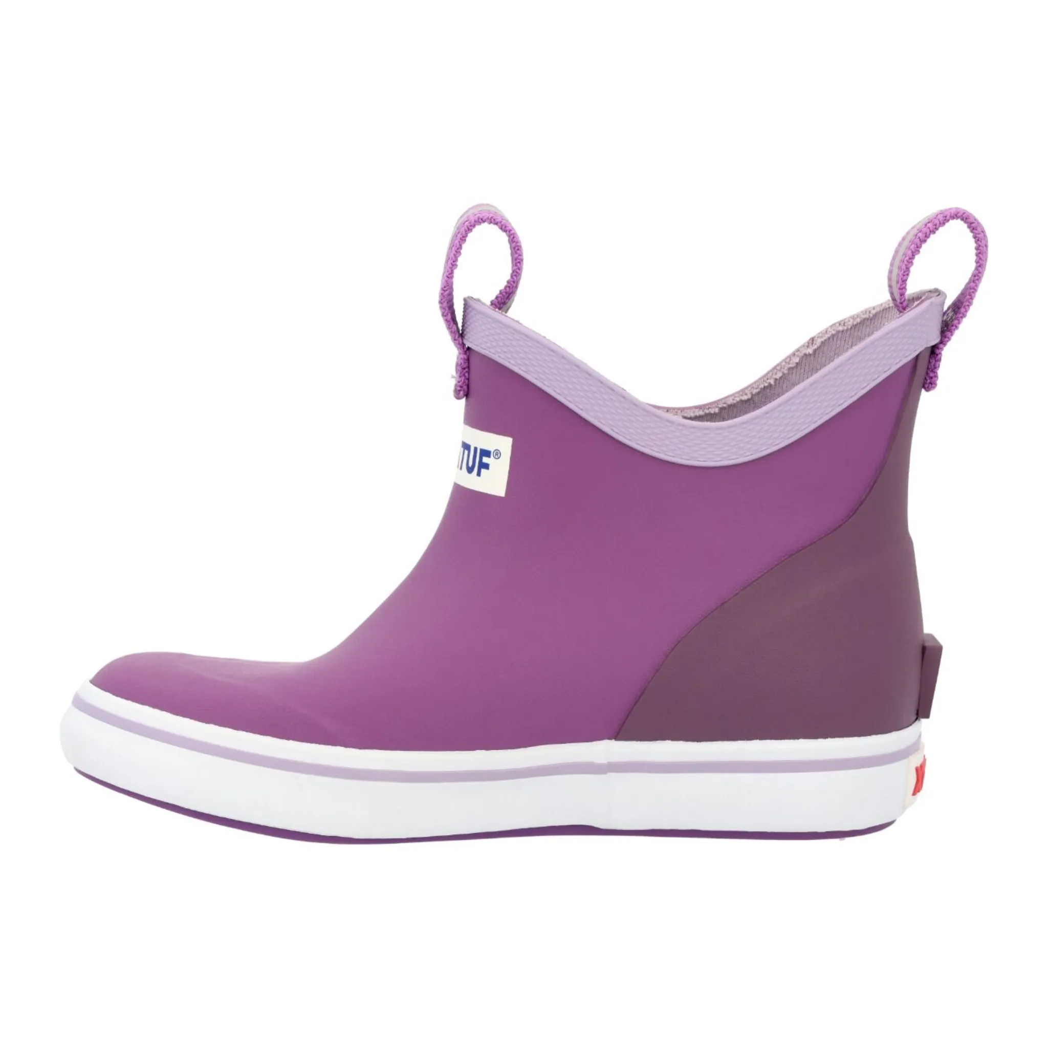 XTRATUF LITTLE KIDS DEWBERRY/PURPLE GUMDROP ANKE DECK BOOTS - XKAB500C