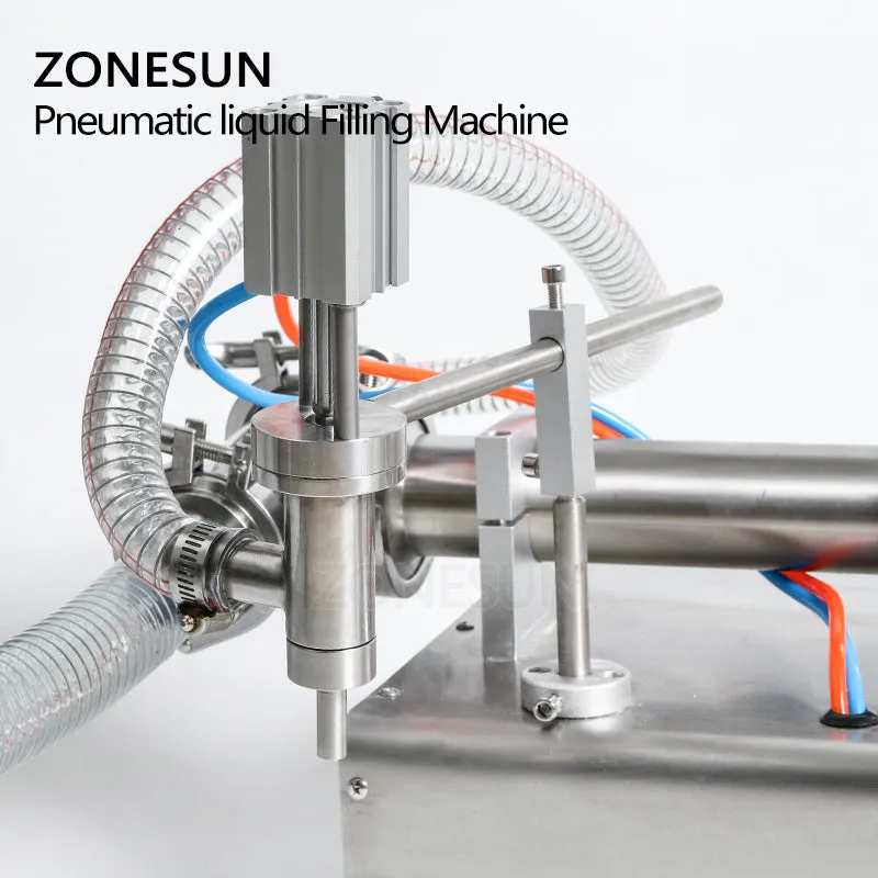 ZONESUN Pneumatic Automatic Liquid Filling machine Shampoo Water Milk Juice Oil Drink