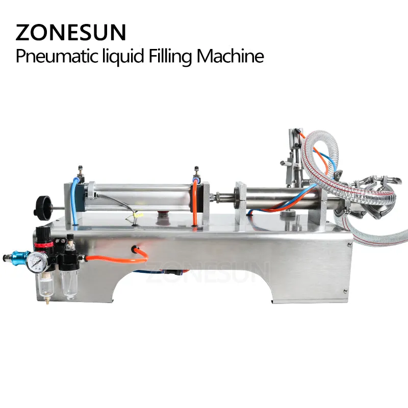 ZONESUN Pneumatic Automatic Liquid Filling machine Shampoo Water Milk Juice Oil Drink